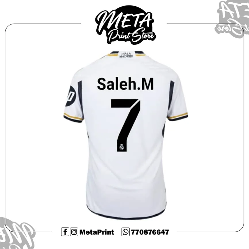 Printing names and numbers on sports team shirts