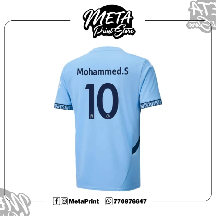 Printing names and numbers on sports team shirts